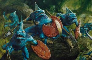 Warhammer Lizardmen Skinks Art