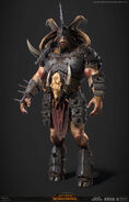 A Bestigor as depicted in Total War: Warhammer