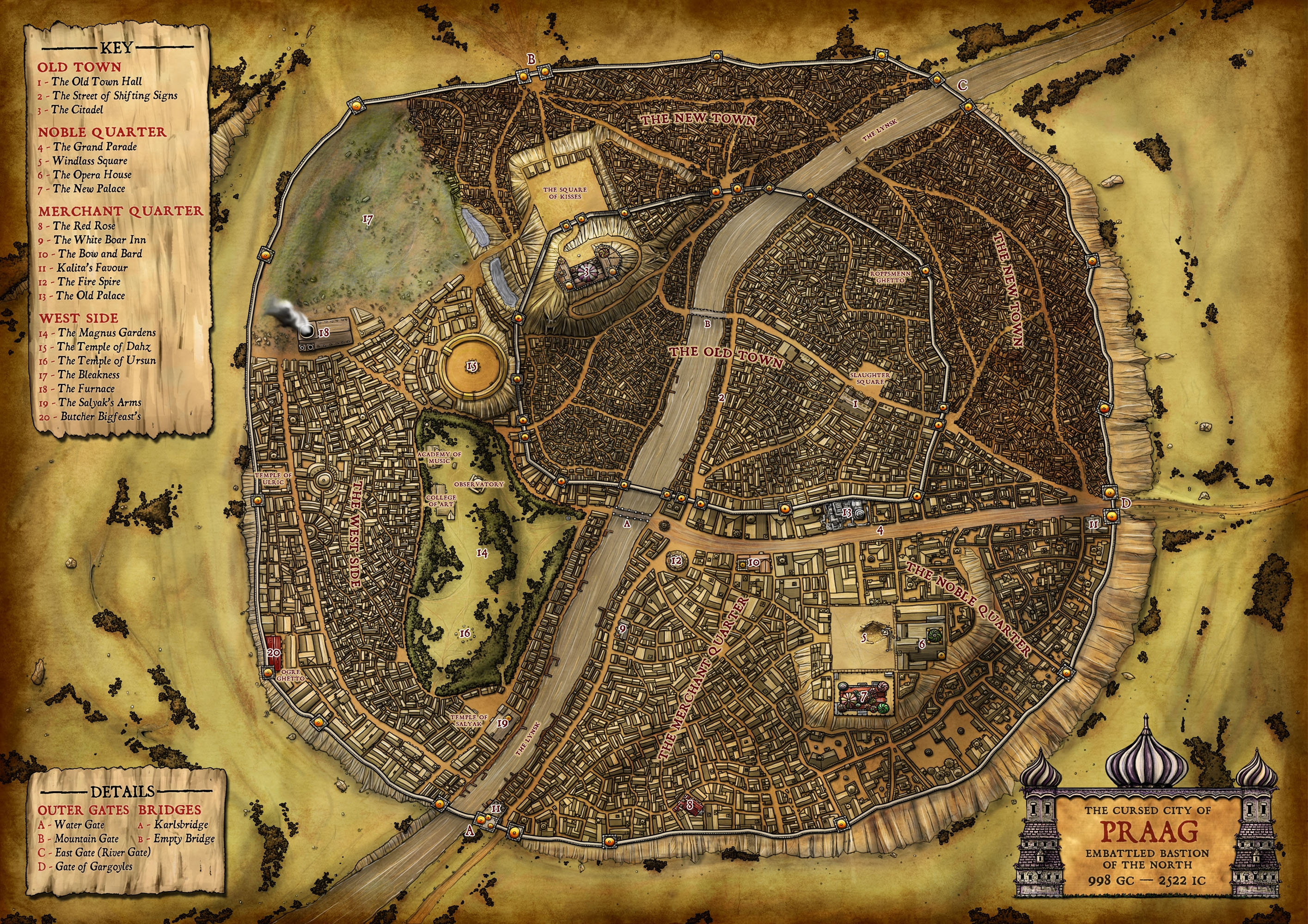 Warhammer Age Of Reckoning Map Praag | Warhammer Wiki | Fandom