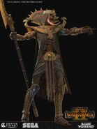 A Tomb King as rendered for Total War: Warhammer II.