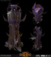 Total War Dark Elf Siege Tower Render 1