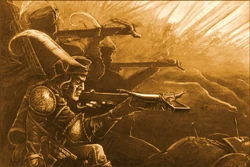 MARKSMEN OF MIRAGLIANO Regiment Renown Dogs of War Warhammer Fantasy Metal OOP EUR 200,00 - FR