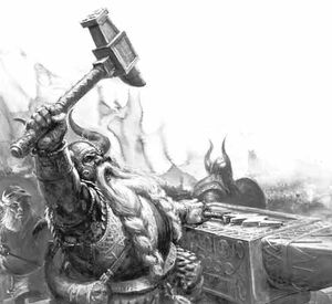 Thorek Ironbrow Dwarfs 6th Edition illustration