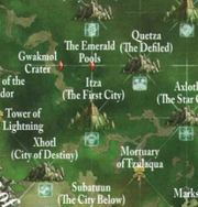 Warhammer Itza Lustrian Map