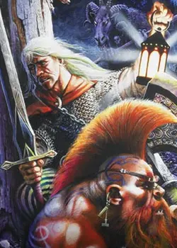 Gotrek e Felix durante la Notte della Vigilia di Geheimnisnacht.