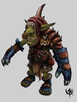 Squig herder concept art