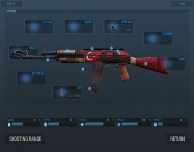 Akm turkey custom view