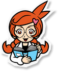 An image of Penny Crygor smiling. The image can be found in the WarioWare: D.I.Y. Instruction Manual.