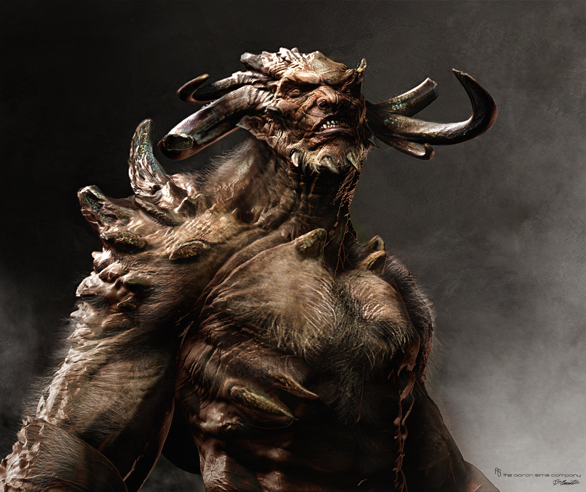 A minotaur wearing Chicago bulls gear wielding the NBA trophy as a great  maul -  Diffusion
