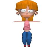 Sarah's model from Ed, Edd n Eddy: The Mis Edventures