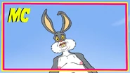 Ugly version of Bugs Bunny in MeatCanyon.