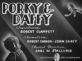 Porky & Daffy Title Card