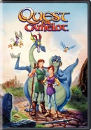 Excalibur as shown, lying on the ground in the film's artwork for posters and covers.