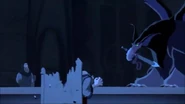 The Griffin stealing Excalibur.