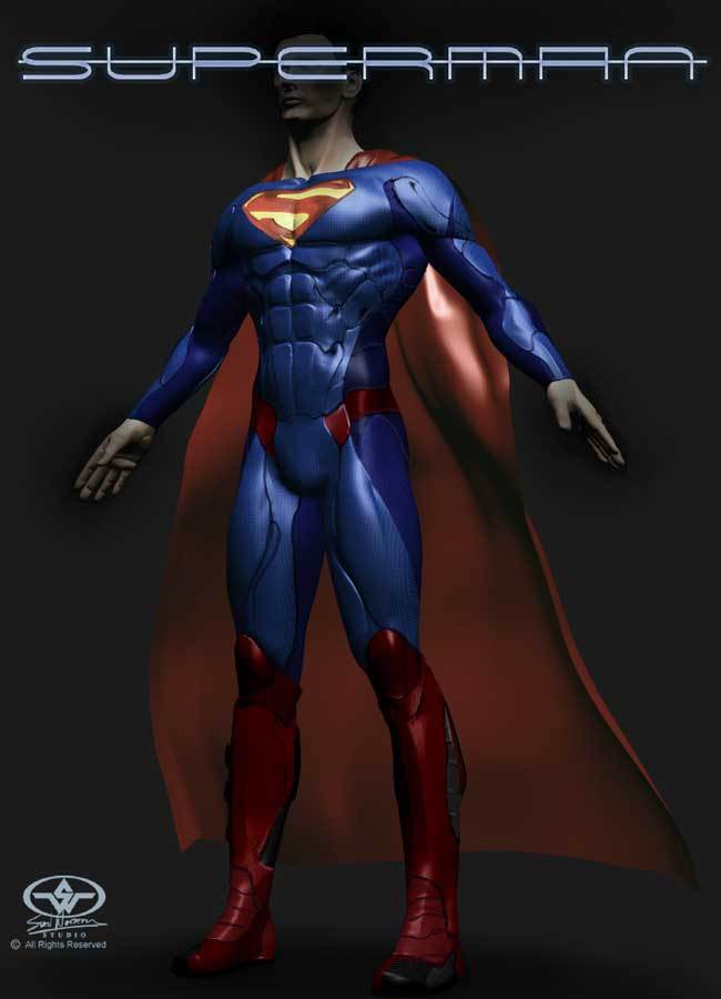 superman flyby concept art