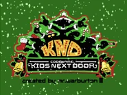 The special Christmas version of the show's logo, used in the opening sequence.