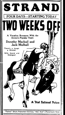 Two Weeks Off Poster