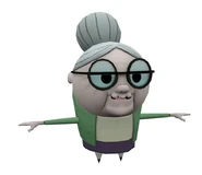 MadameFosterPTEXLmodel.jpeg (39 KB) Madame Foster's model from Cartoon Network: Punch Time Explosion XL