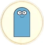 Bloo's Now/Then icon from the City era of Cartoon Network