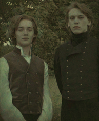 Gellert Grindelwald with his friend Albus Dumbledore in 1899