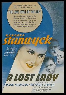 A Lost Lady (1934 film) Poster