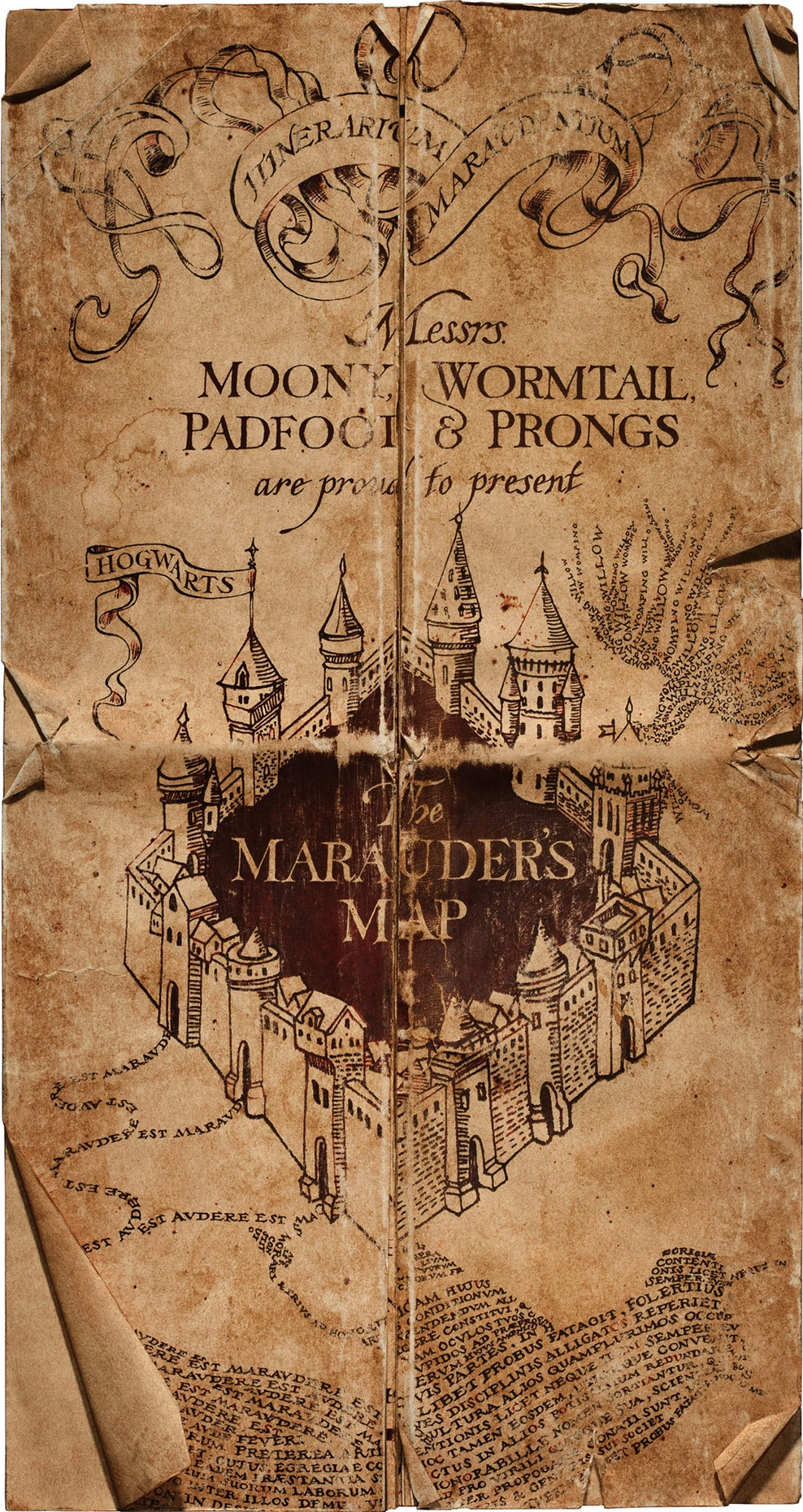 The Marauder's Map | Warner Bros. Entertainment Wiki | Fandom