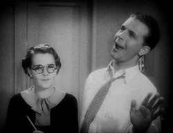 Bea (Ruby Keeler) was not an immediate fan of Scotty (Dick Powell)