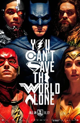 Justice league film poster