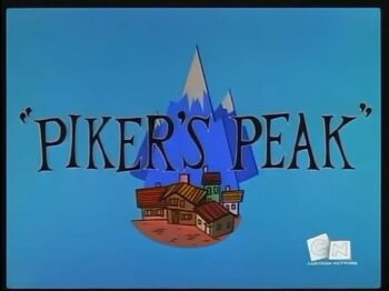 Piker's Peak Title Card Card