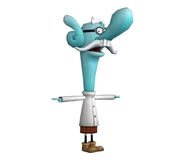 Mung's model from Cartoon Network: Punch Time Explosion XL