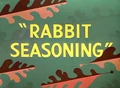Rabbit Seasoning Title Card