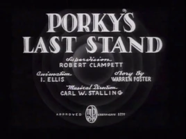 Porky's Last Stand Title Card