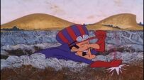 Dick dastardly's defeat and despair