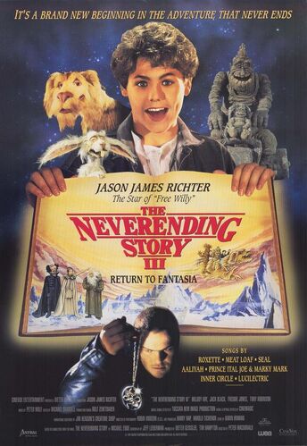 The neverending story 3 canadian poster