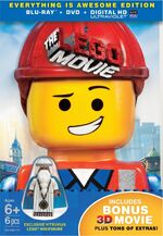 Lego movie blu ray 3d cover