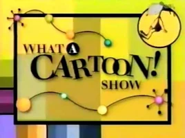 What a cartoon title logo