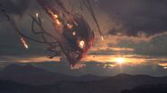 The Skull Ship Falling down in Injustice 2