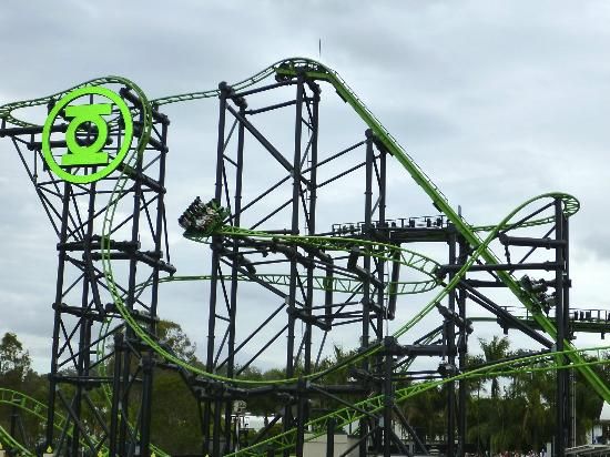 Green Lantern Coaster Warner Bros. Entertainment Wiki Fandom