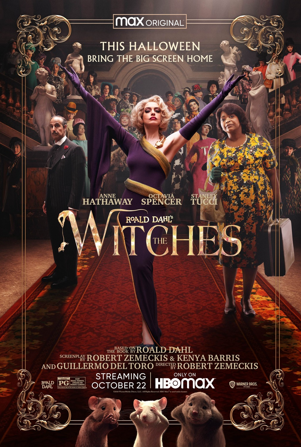 The Witches (2020 film) Warner Bros preto 1012x1500 Foto pornô The Witches (2020 film) Warner Bros