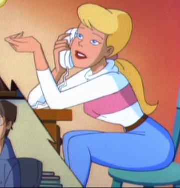 Steff (short for Stephanie) is Dexter Douglas's high school crush and Freakazoid...