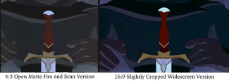 Quest for Camelot Aspect Ratio Comparison