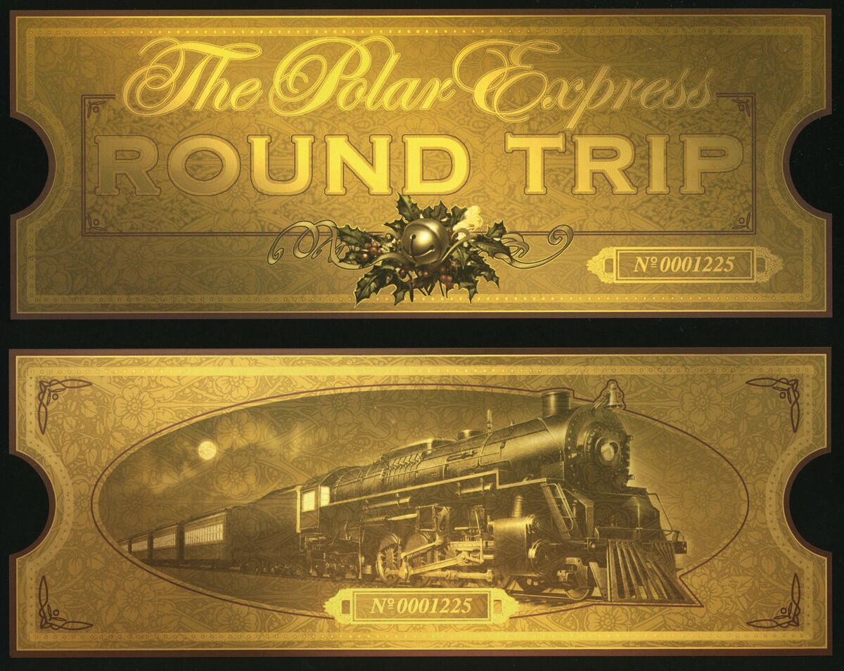 Free Printable Polar Express Golden Ticket Free Printable Polar Express Golden Ticket