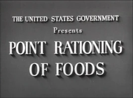 Point Rationing of Foods