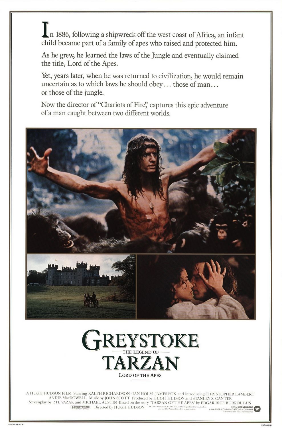 Greystoke: The Legend of Tarzan, Lord of the Apes | Warner Bros