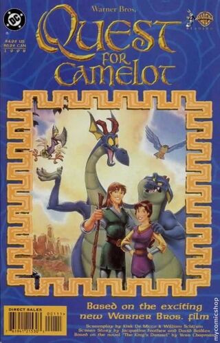 Quest for camelot dc comics adaptation