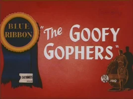 The Goofy Gophers Blue Ribbon Title Card