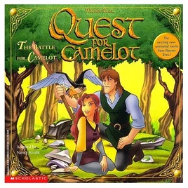 Quest for camelot the battle for camelot book cover