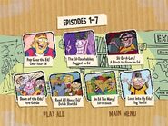 The Complete 1st Season, Disc 1 Episode Selection