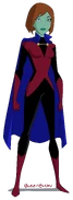 Miss Martian, from Justice League vs. the Fatal Five.