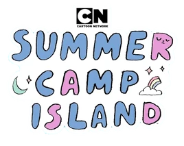Summer camp island logo